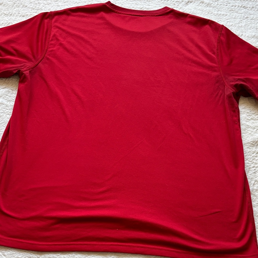 Polo by Ralph Lauren-Red Men's Crew Neck Shirt- Performance Material - Picture 6 of 7